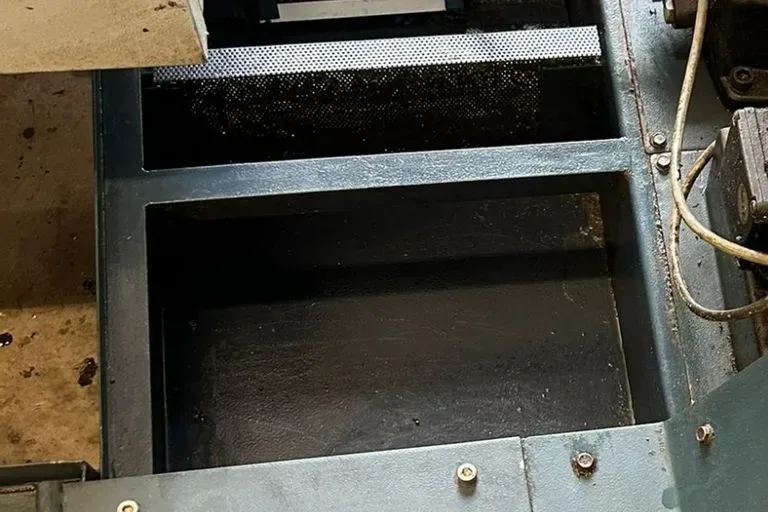 Derselbe Bereich nach der Reinigung
