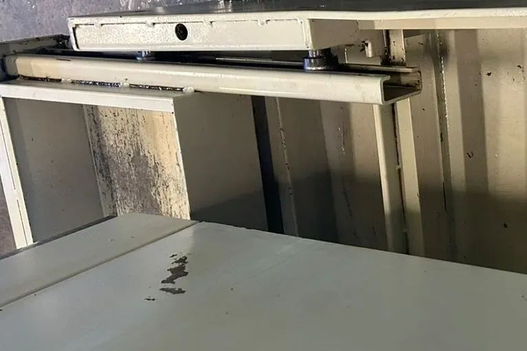Derselbe Bereich nach der Reinigung